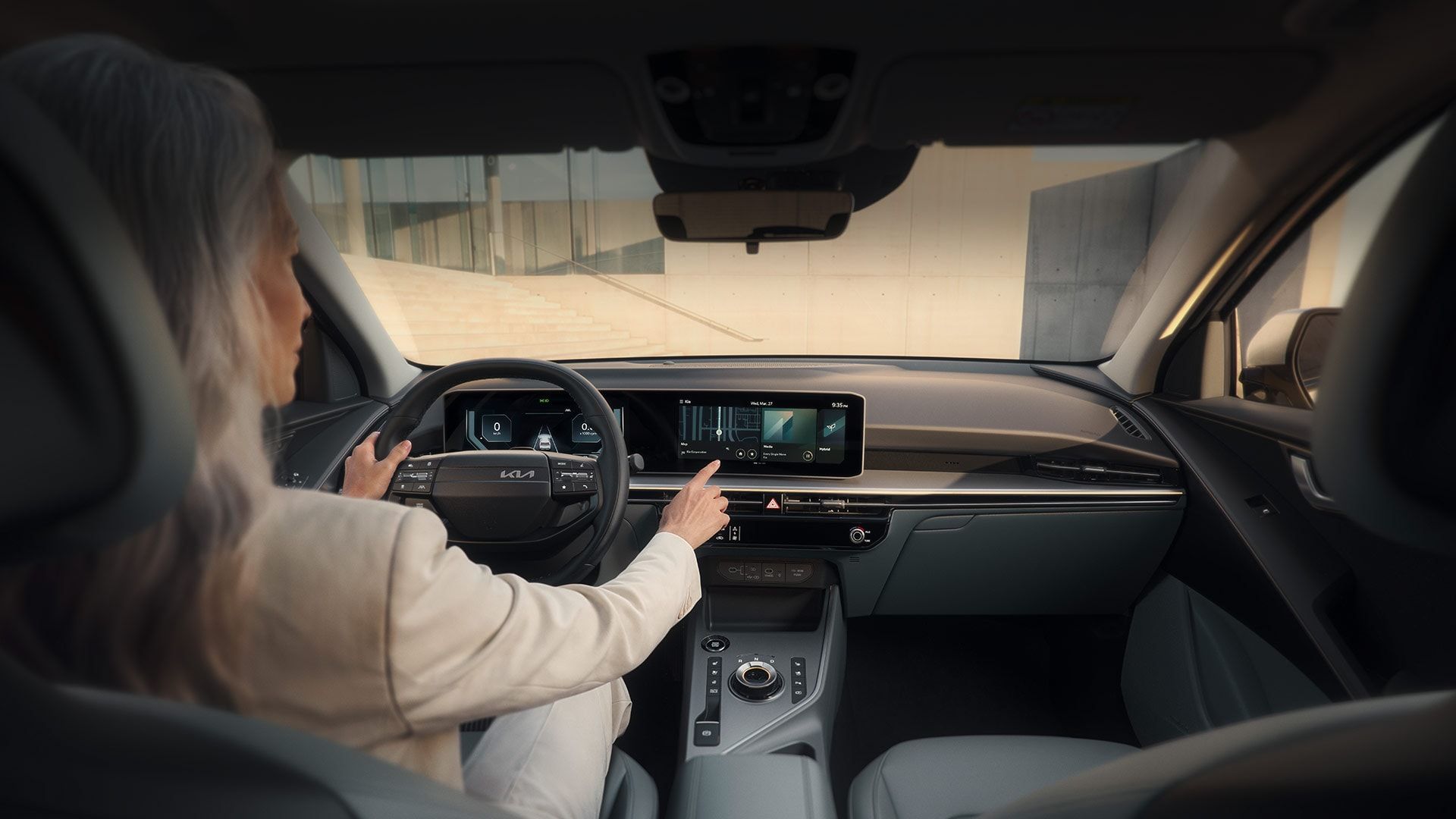 Durchdachtes Cockpit-Layout.
